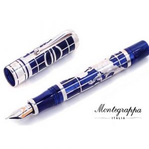 montegrappa euro 2002 silver limited pen kalem